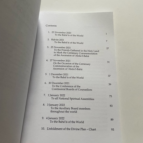 The Nine Year Plan 2022-2031, Baha’i Soft Paperback Book, New - Picture 3 of 3